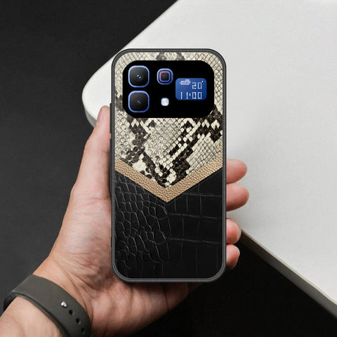 Infinix Note 60 Cover - Printed Skins Series - HQ Ultra Shine Premium Infinity Glass Soft Silicon Borders Case