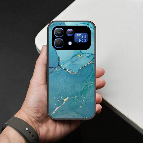 Infinix Note 60 Cover - Mystic Marble Series - HQ Ultra Shine Premium Infinity Glass Soft Silicon Borders Case