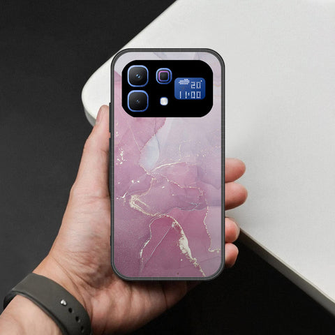 Infinix Note 60 Cover - Mystic Marble Series - HQ Ultra Shine Premium Infinity Glass Soft Silicon Borders Case