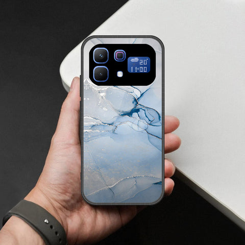 Infinix Note 60 Cover - Mystic Marble Series - HQ Ultra Shine Premium Infinity Glass Soft Silicon Borders Case