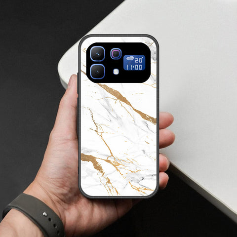 Infinix Note 60 Cover - Mystic Marble Series - HQ Ultra Shine Premium Infinity Glass Soft Silicon Borders Case