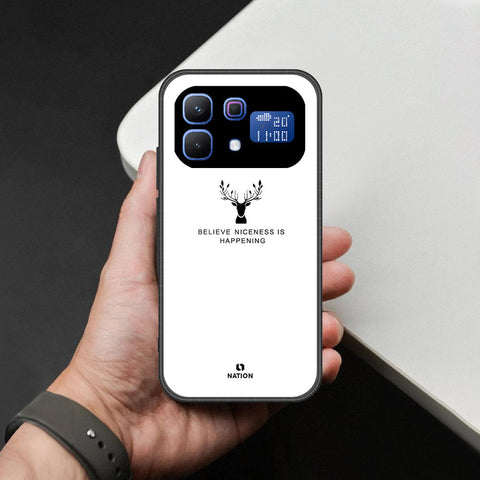 Infinix Note 60 Pro Cover - Nice Series - HQ Ultra Shine Premium Infinity Glass Soft Silicon Borders Case