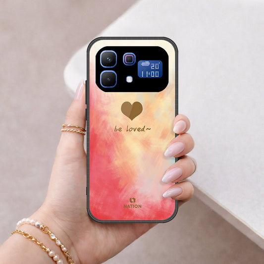 Infinix Note 60 Pro Cover - Onation Heart Series - HQ Ultra Shine Premium Infinity Glass Soft Silicon Borders Case
