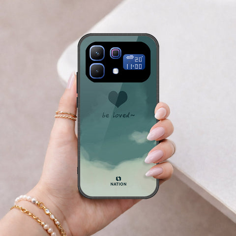 Infinix Note 60 Cover - Onation Heart Series - HQ Ultra Shine Premium Infinity Glass Soft Silicon Borders Case