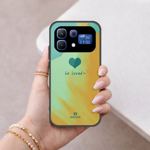 Infinix Note 60 Cover - Onation Heart Series - HQ Ultra Shine Premium Infinity Glass Soft Silicon Borders Case