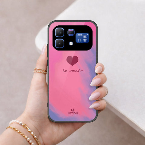 Infinix Note 60 Cover - Onation Heart Series - HQ Ultra Shine Premium Infinity Glass Soft Silicon Borders Case