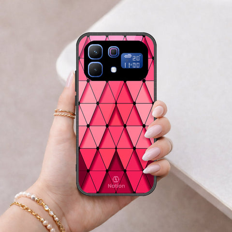 Infinix Note 60 Cover - Onation Pyramid Series - HQ Ultra Shine Premium Infinity Glass Soft Silicon Borders Case