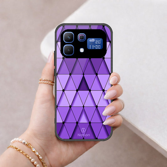 Infinix Note 60 Pro Cover - Onation Pyramid Series - HQ Ultra Shine Premium Infinity Glass Soft Silicon Borders Case (Fast Delivery)(AH)