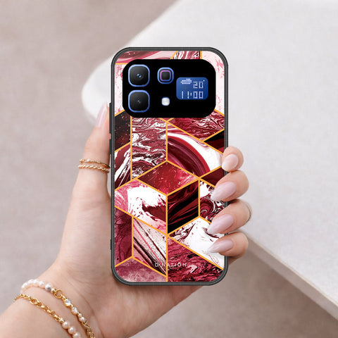 Infinix Note 60 Cover - O'Nation Shades of Marble Series - HQ Ultra Shine Premium Infinity Glass Soft Silicon Borders Case
