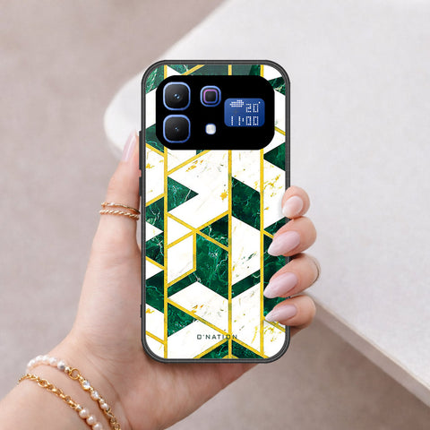 Infinix Note 60 Cover - O'Nation Shades of Marble Series - HQ Ultra Shine Premium Infinity Glass Soft Silicon Borders Case