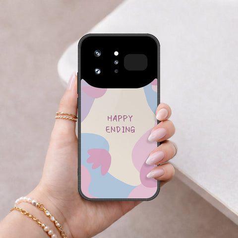 Infinix Note 60 Ultra Cover - Happy Series - HQ Ultra Shine Premium Infinity Glass Soft Silicon Borders Case