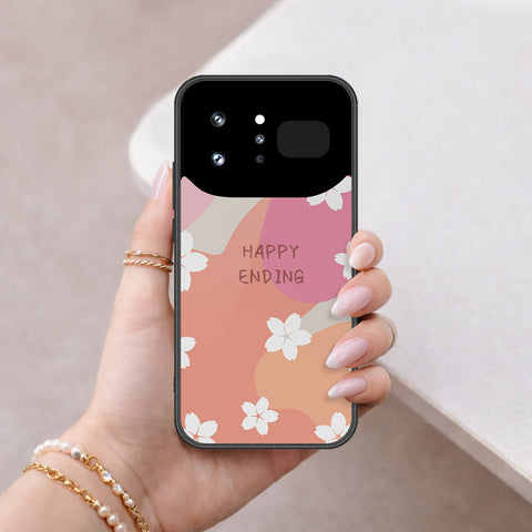Infinix Note 60 Ultra Cover - Happy Series - HQ Ultra Shine Premium Infinity Glass Soft Silicon Borders Case