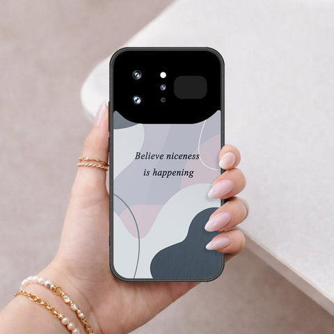 Infinix Note 60 Ultra Cover - Happy Series - HQ Ultra Shine Premium Infinity Glass Soft Silicon Borders Case