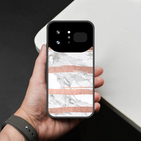 Infinix Note 60 Ultra Cover - White Marble Series - HQ Ultra Shine Premium Infinity Glass Soft Silicon Borders Case