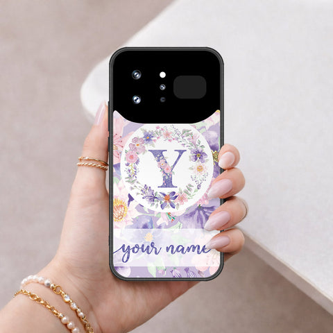 Infinix Note 60 Ultra Cover - Personalized Alphabet Series - HQ Ultra Shine Premium Infinity Glass Soft Silicon Borders Case
