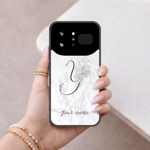 Infinix Note 60 Ultra Cover - Personalized Alphabet Series - HQ Ultra Shine Premium Infinity Glass Soft Silicon Borders Case