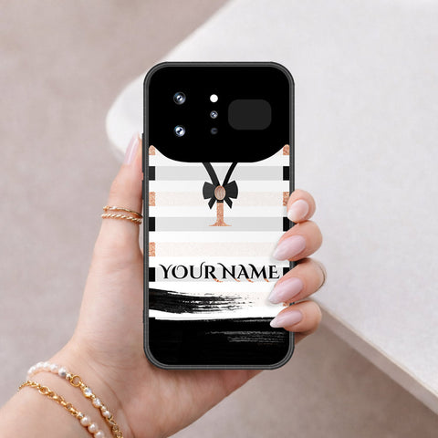 Infinix Note 60 Ultra Cover - Personalized Alphabet Series - HQ Ultra Shine Premium Infinity Glass Soft Silicon Borders Case