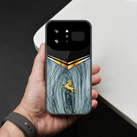 Infinix Note 60 Ultra Cover - Majestic Royal V Design - HQ Ultra Shine Premium Infinity Glass Soft Silicon Borders Case