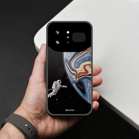 Infinix Note 60 Ultra Cover - Cosmic Marble Astronaut Design - HQ Ultra Shine Premium Infinity Glass Soft Silicon Borders Case