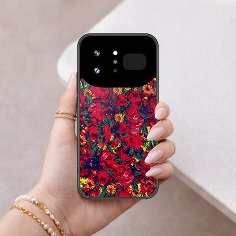 Infinix Note 60 Ultra Cover - Floral Series - HQ Ultra Shine Premium Infinity Glass Soft Silicon Borders Case