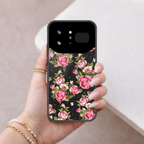 Infinix Note 60 Ultra Cover - Floral Series - HQ Ultra Shine Premium Infinity Glass Soft Silicon Borders Case