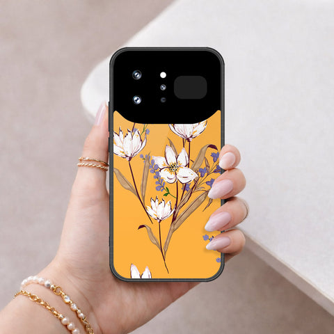 Infinix Note 60 Ultra Cover - Floral Series - HQ Ultra Shine Premium Infinity Glass Soft Silicon Borders Case