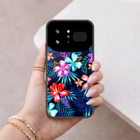 Infinix Note 60 Ultra Cover - Floral Series - HQ Ultra Shine Premium Infinity Glass Soft Silicon Borders Case
