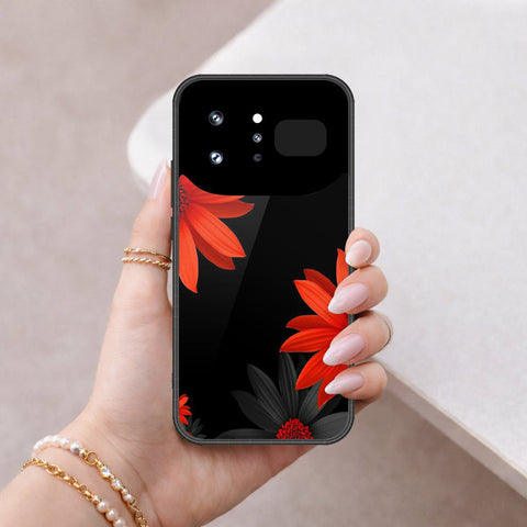Infinix Note 60 Ultra Cover - Floral Series 2 - HQ Ultra Shine Premium Infinity Glass Soft Silicon Borders Case