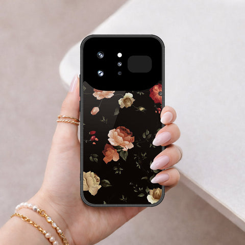 Infinix Note 60 Ultra Cover - Floral Series 2 - HQ Ultra Shine Premium Infinity Glass Soft Silicon Borders Case