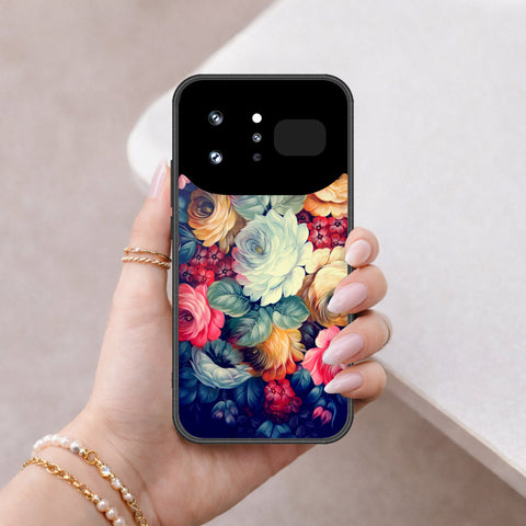 Infinix Note 60 Ultra Cover - Floral Series 2 - HQ Ultra Shine Premium Infinity Glass Soft Silicon Borders Case
