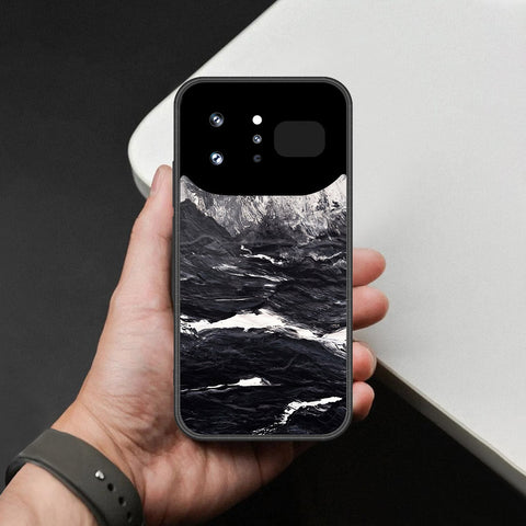 Infinix Note 60 Ultra Cover - Black Marble Series - HQ Ultra Shine Premium Infinity Glass Soft Silicon Borders Case