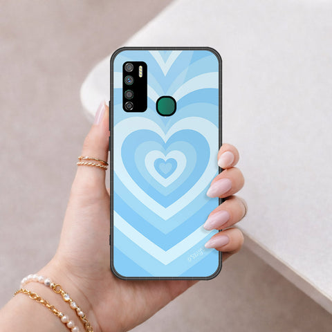 Infinix Note 7 Lite Cover - O'Nation Heartbeat Series - HQ Ultra Shine Premium Infinity Glass Soft Silicon Borders Case