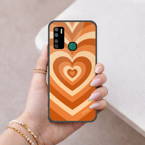 Infinix Note 7 Lite Cover - O'Nation Heartbeat Series - HQ Ultra Shine Premium Infinity Glass Soft Silicon Borders Case