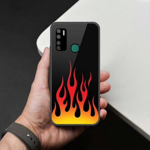 Infinix Note 7 Lite Cover - Stellar Series - HQ Ultra Shine Premium Infinity Glass Soft Silicon Borders Case