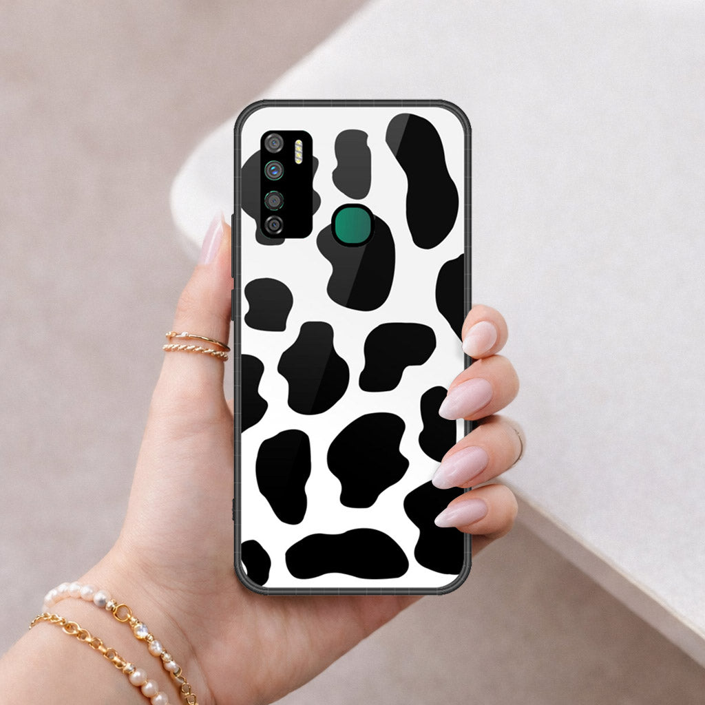 Infinix Note 7 Lite Cover - Vanilla Dream Series - HQ Ultra Shine Premium Infinity Glass Soft Silicon Borders Case