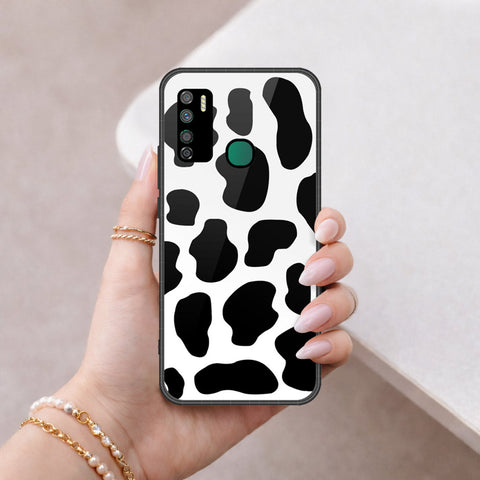 Infinix Note 7 Lite Cover - Vanilla Dream Series - HQ Ultra Shine Premium Infinity Glass Soft Silicon Borders Case