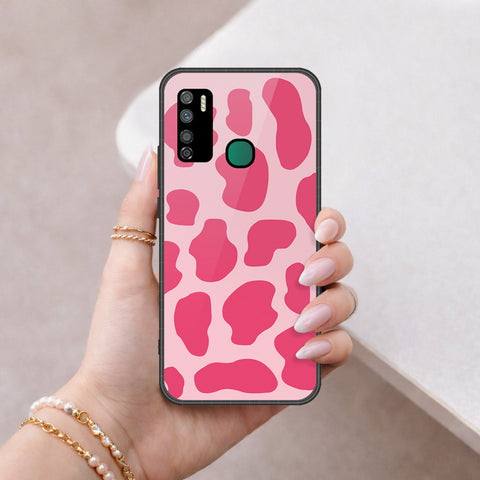 Infinix Note 7 Lite Cover - Vanilla Dream Series - HQ Ultra Shine Premium Infinity Glass Soft Silicon Borders Case