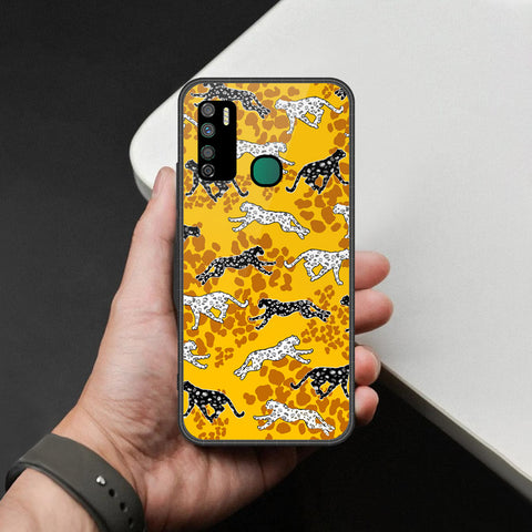 Infinix Note 7 Lite Cover - Hustle Series - HQ Ultra Shine Premium Infinity Glass Soft Silicon Borders Case