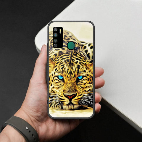 Infinix Note 7 Lite Cover - Brave Series - HQ Ultra Shine Premium Infinity Glass Soft Silicon Borders Case