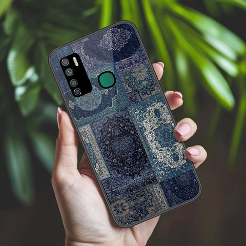 Infinix Note 7 Lite Cover - ONation Persian Rugs Series 2 - HQ Ultra Shine Premium Infinity Glass Soft Silicon Borders Case