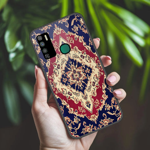 Infinix Note 7 Lite Cover - ONation Persian Rugs Series 2 - HQ Ultra Shine Premium Infinity Glass Soft Silicon Borders Case