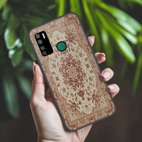 Infinix Note 7 Lite Cover - ONation Persian Rugs Series 2 - HQ Ultra Shine Premium Infinity Glass Soft Silicon Borders Case