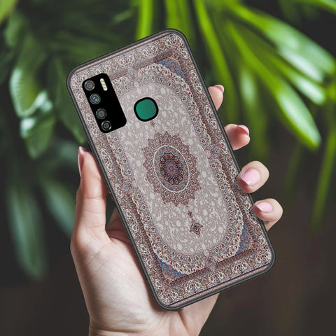 Infinix Note 7 Lite Cover - ONation Persian Rugs Series 2 - HQ Ultra Shine Premium Infinity Glass Soft Silicon Borders Case