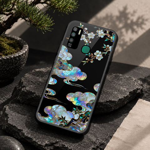 Infinix Note 7 Lite Cover - Pearl Dynasty Series - HQ Ultra Shine Premium Infinity Glass Soft Silicon Borders Case