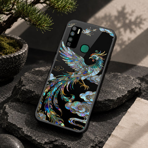 Infinix Note 7 Lite Cover - Pearl Dynasty Series - HQ Ultra Shine Premium Infinity Glass Soft Silicon Borders Case