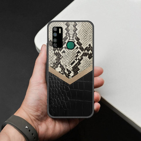 Infinix Note 7 Lite Cover - Printed Skins Series - HQ Ultra Shine Premium Infinity Glass Soft Silicon Borders Case