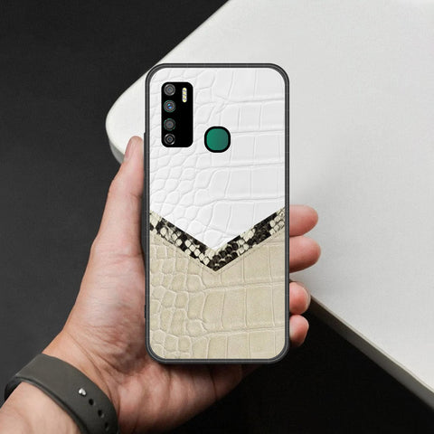 Infinix Note 7 Lite Cover - Printed Skins Series - HQ Ultra Shine Premium Infinity Glass Soft Silicon Borders Case