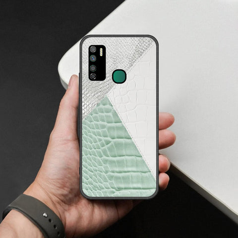 Infinix Note 7 Lite Cover - Printed Skins Series - HQ Ultra Shine Premium Infinity Glass Soft Silicon Borders Case
