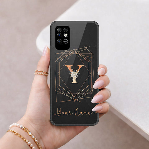 Infinix Note 8 Cover - Personalized Alphabet Series - HQ Premium Shine Durable Shatterproof Case