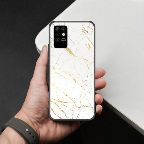 Infinix Note 8 Cover - White Marble Series 2 - HQ Premium Shine Durable Shatterproof Case